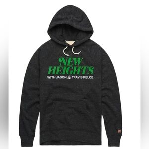 HOMAGE New Heights Jason Travis Kelce Gray Hoodie Adult Medium